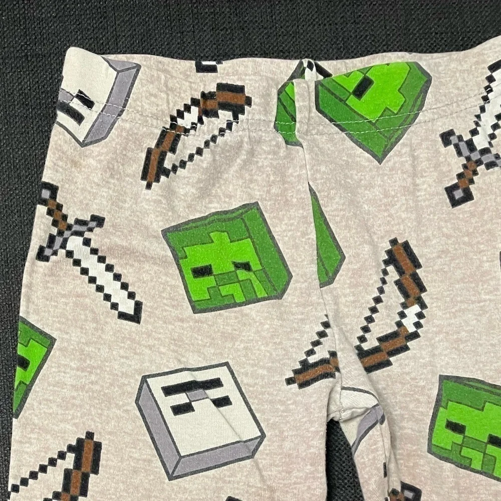 Minecraft boys 100% cotton pajama pants bottoms